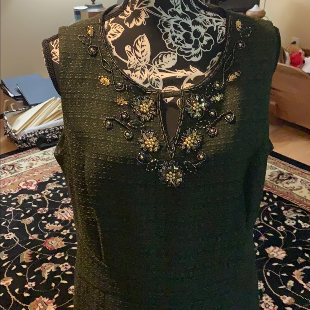 Ellen Tracy dress size 14 - hunter green